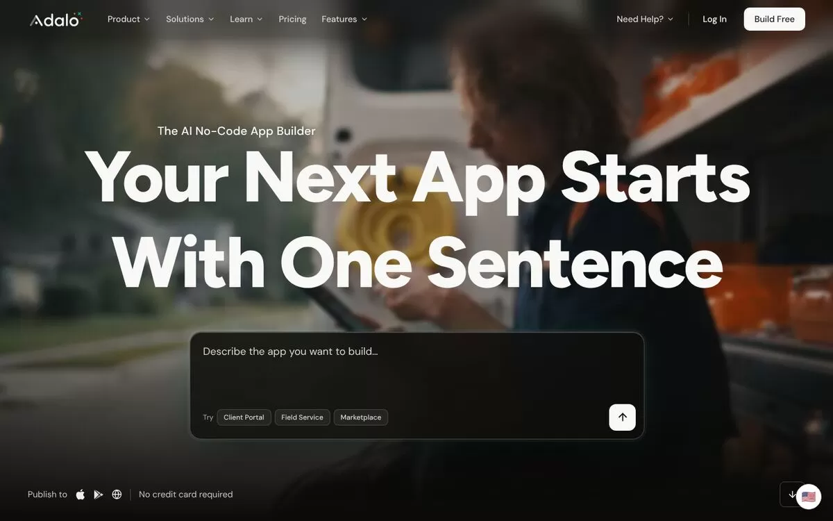 https://www.adalo.com/pricing, one of the best AI app builders