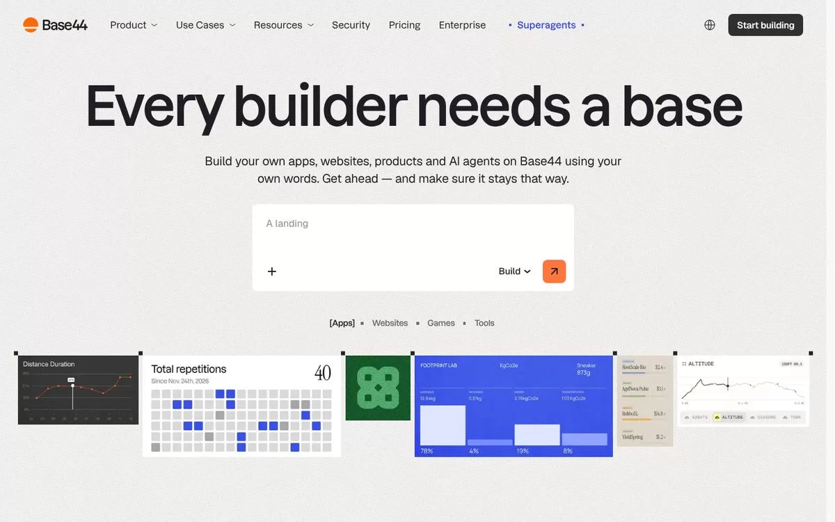 https://base44.com/pricing, one of the best AI app builders