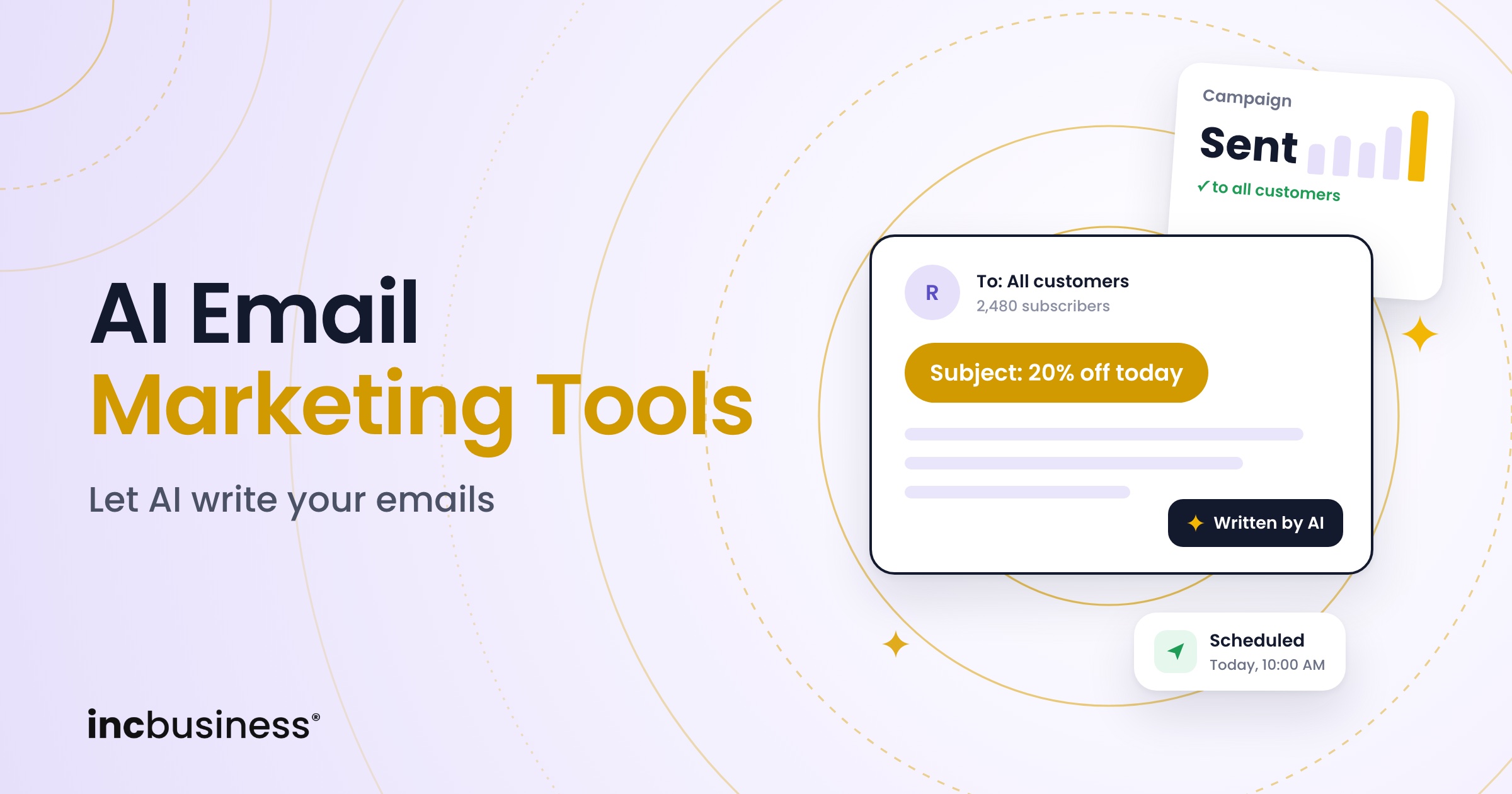 Let AI write your emails: cover for the best AI email marketing tools guide