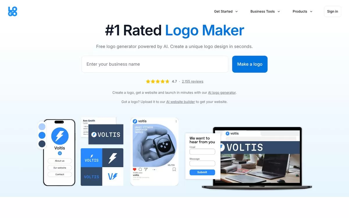 Logo.com website