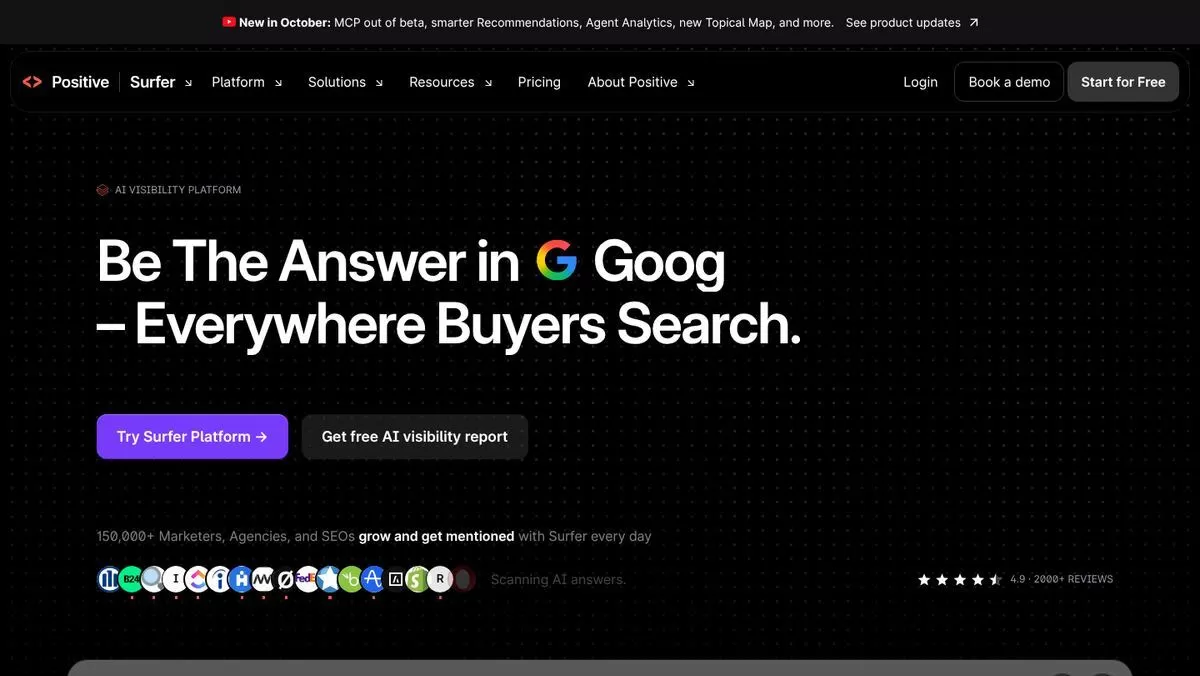 Surfer https://surferseo.com/pricing/, one of the best AI SEO tools