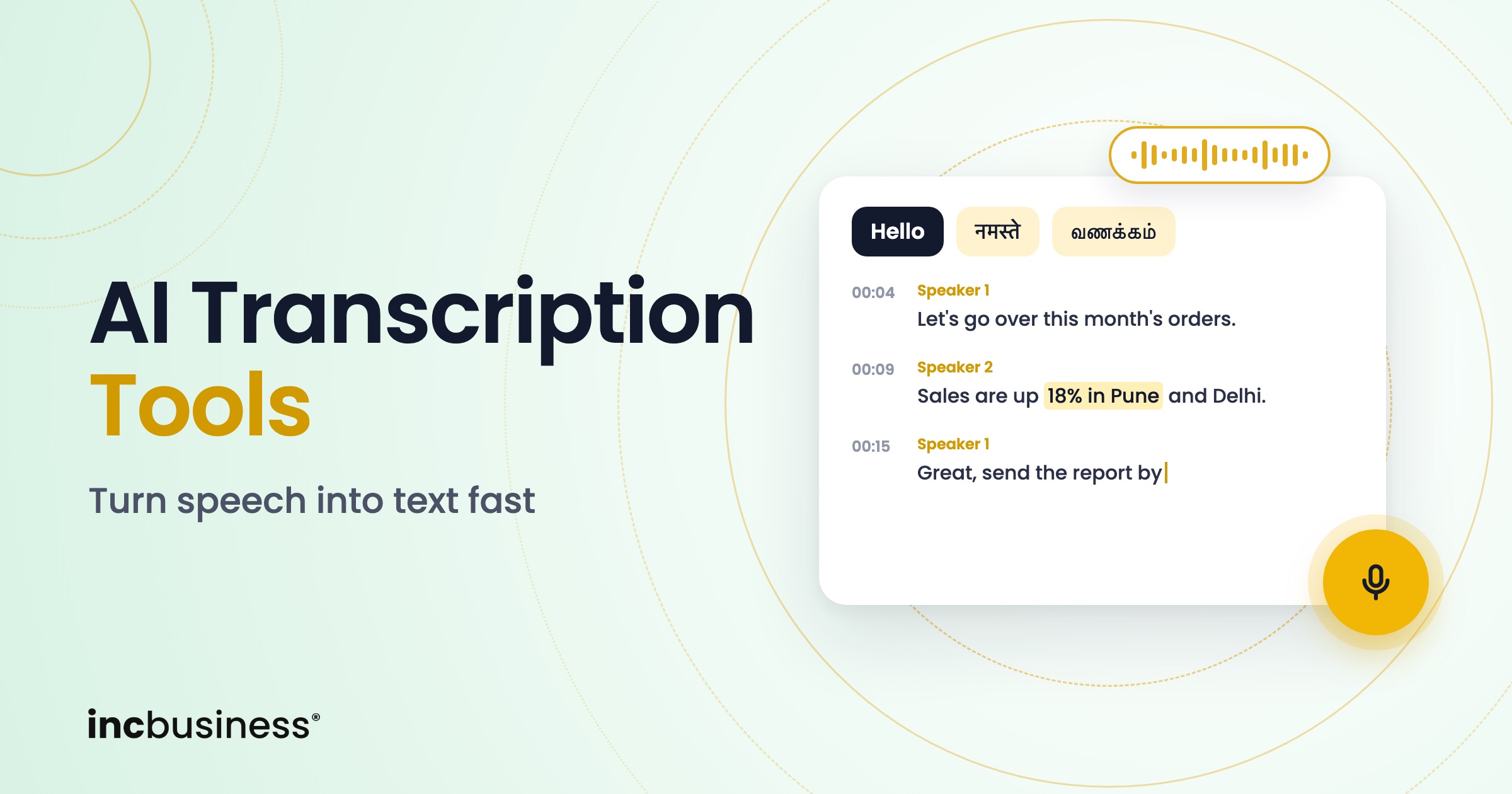 Turn speech into text fast cover for the best AI transcription tools