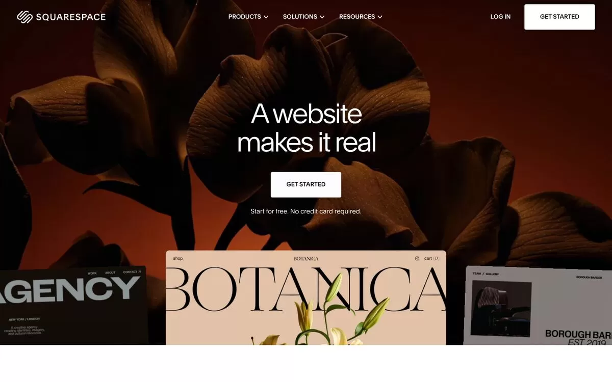 Squarespace website