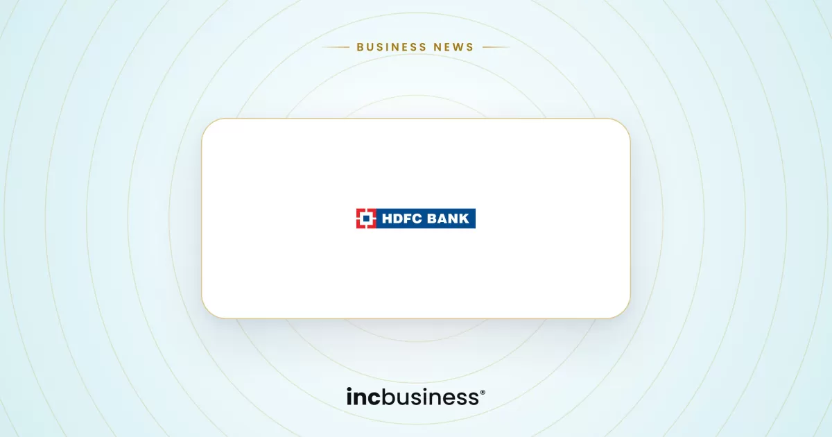 HDFC Bank news: the HDFC Bank logo on a light background