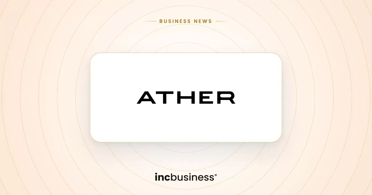 Ather Energy business news: the company logo on a light background