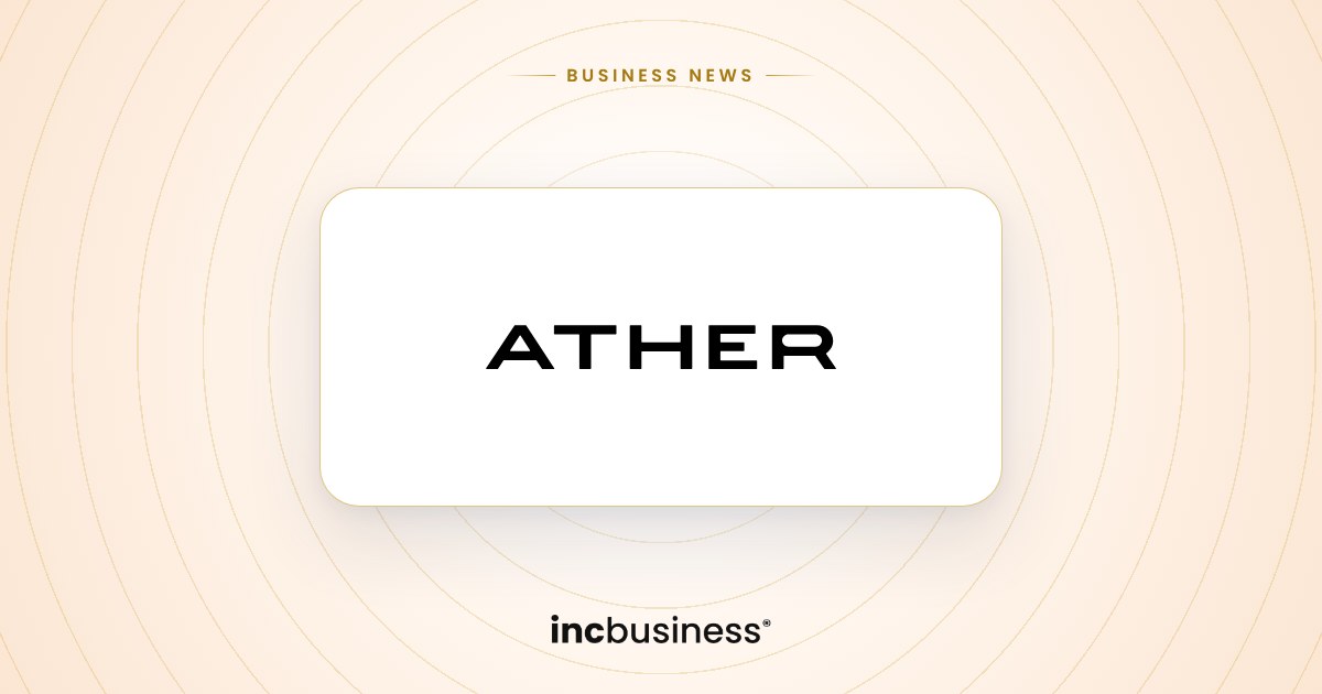 Ather Energy business news: the company logo on a light background