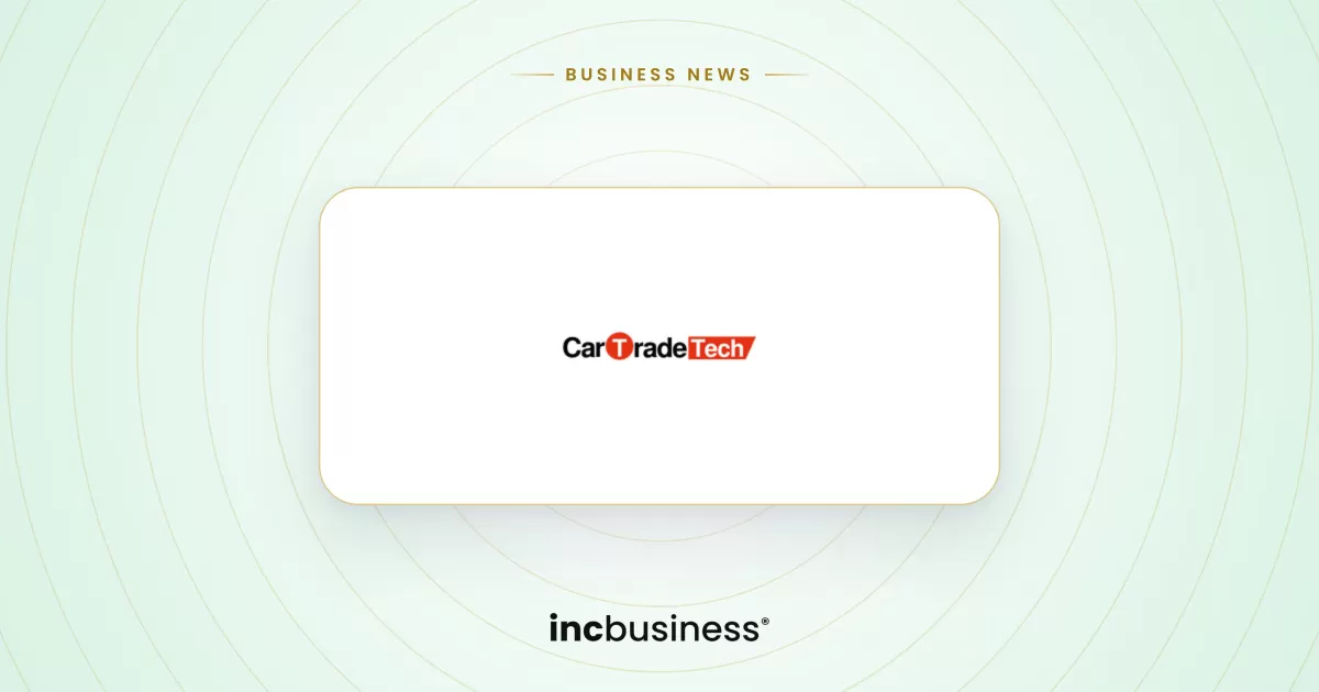 CarTrade Tech results: the CarTrade Tech logo on a light background for its Q2 FY27 results.