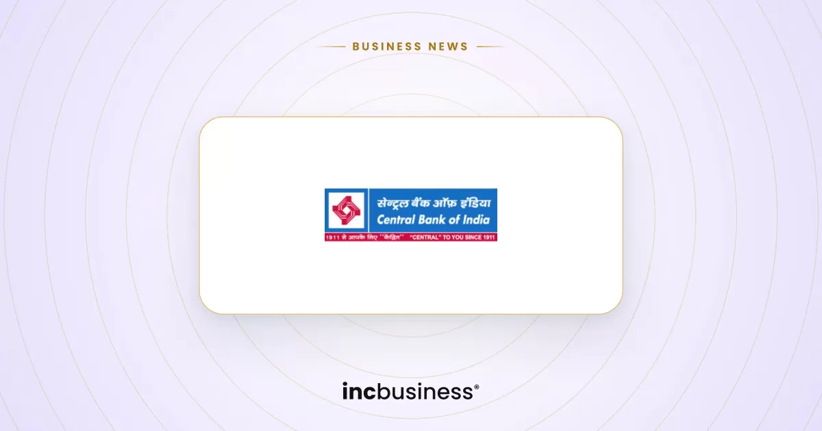Central Bank of India news: the bank's logo on a light background