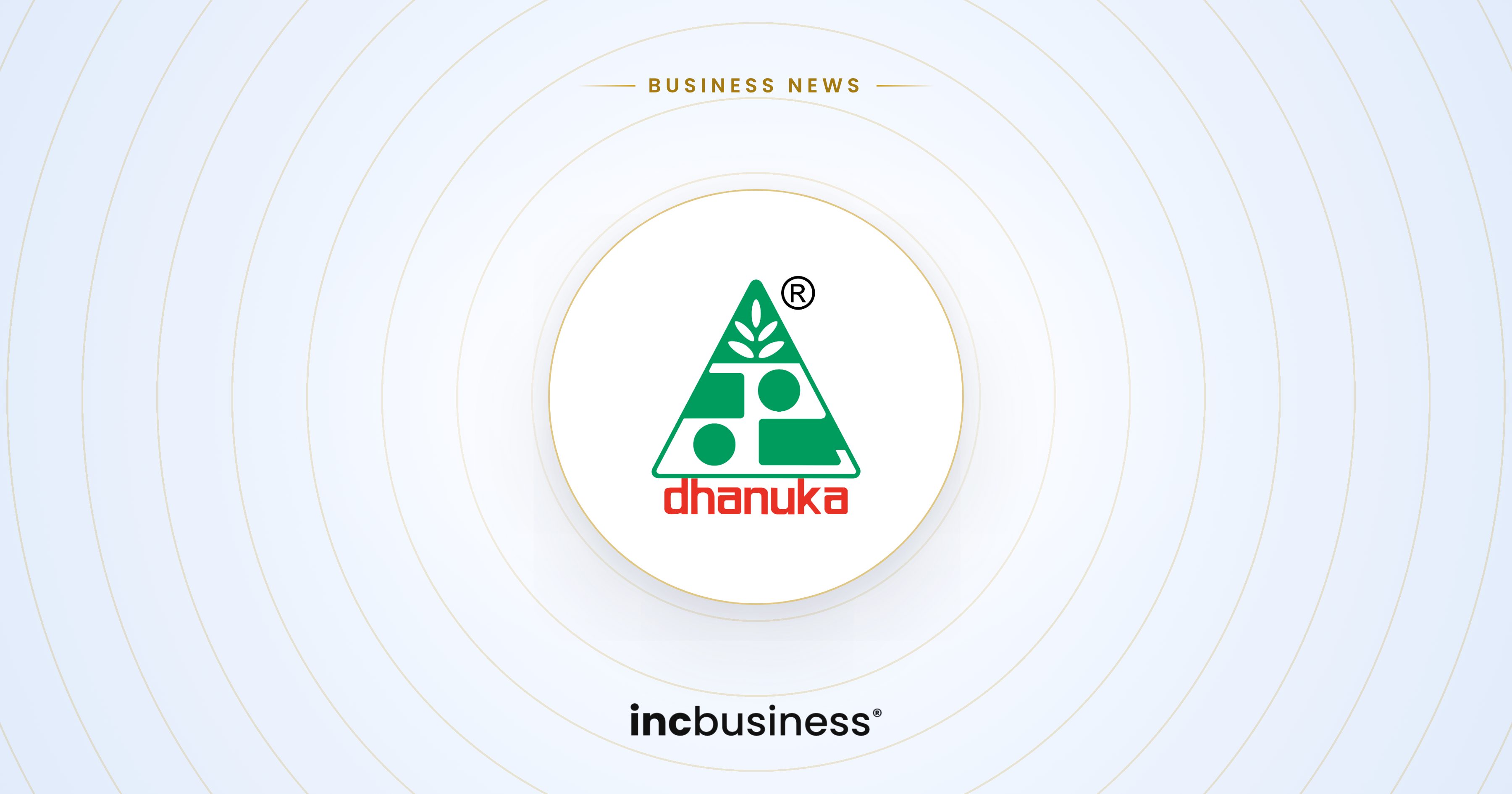 Dhanuka Agritech business news: the Dhanuka logo on a light background