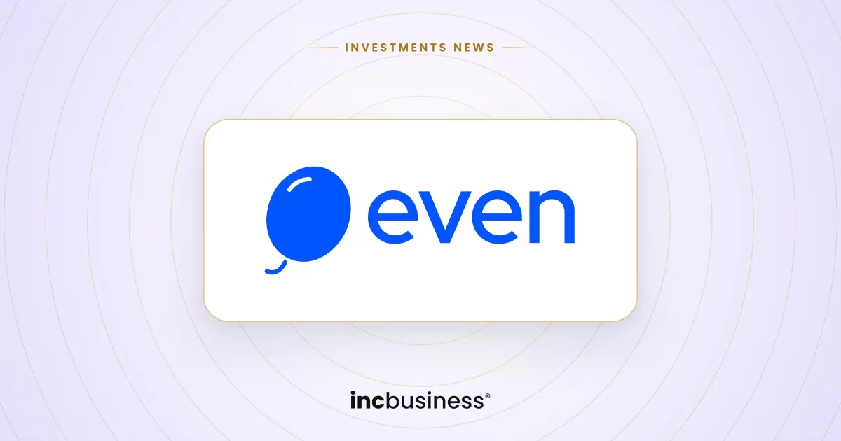 Even Healthcare funding: the blue balloon logo of Even Healthcare on a soft tinted background