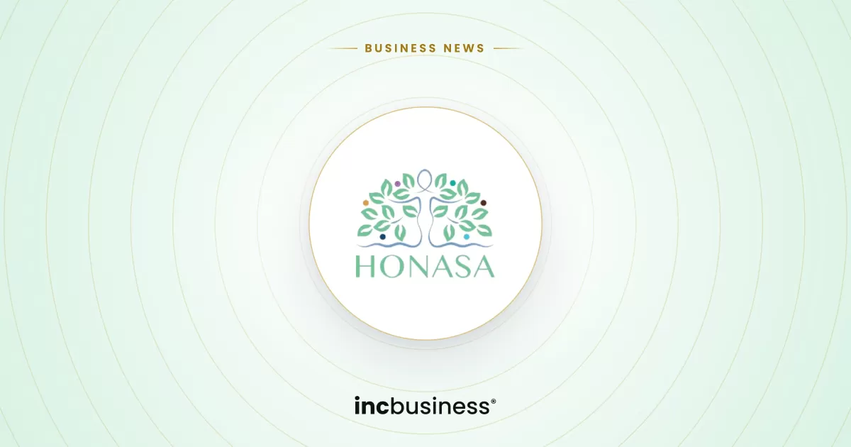 Honasa Consumer business news: the Honasa logo on a light cover