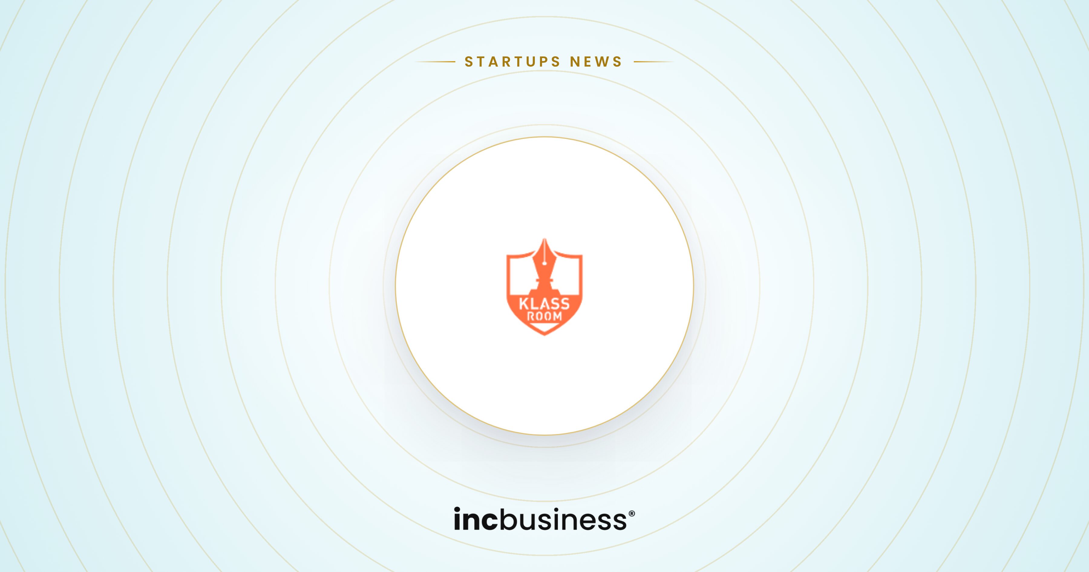 Klassroom startups news: the Klassroom logo on a light blue background