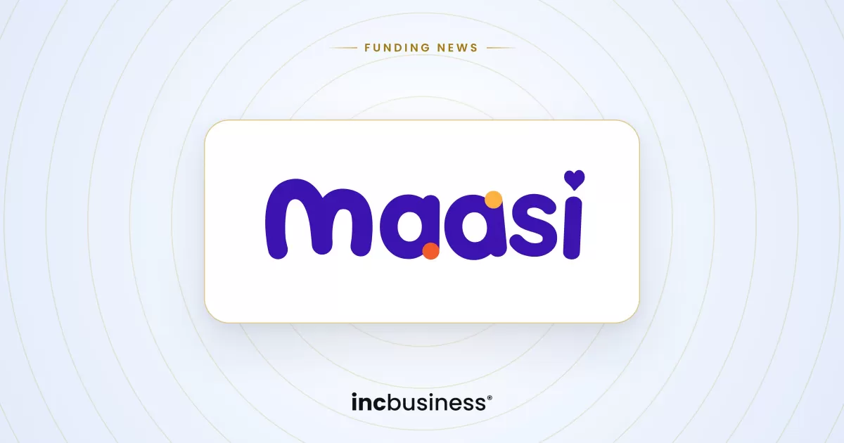 Maasi funding: the Maasi logo on a light blue background with the Funding News label