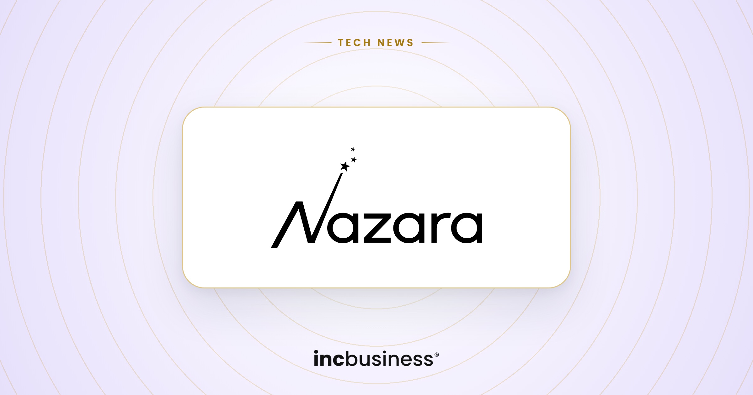 Nazara Technologies Q2 results: the company's N logo on a light background with Tech News label