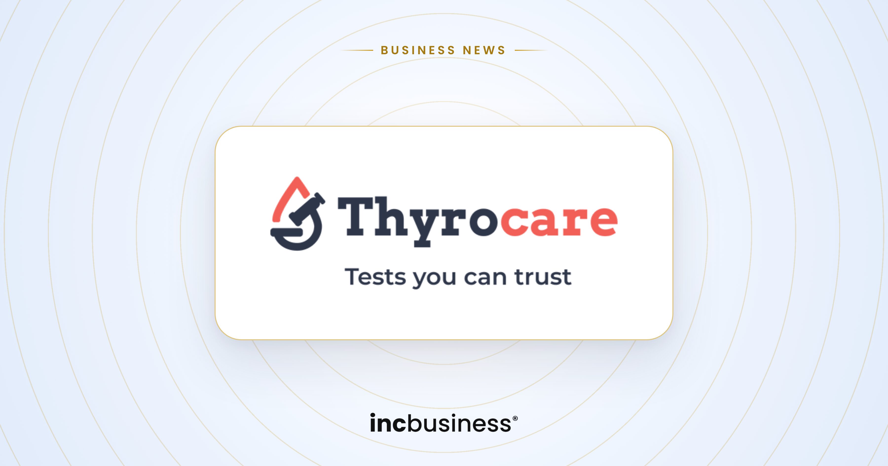 Thyrocare business news: the company logo on a light background