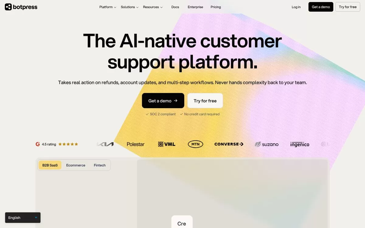 Botpress website