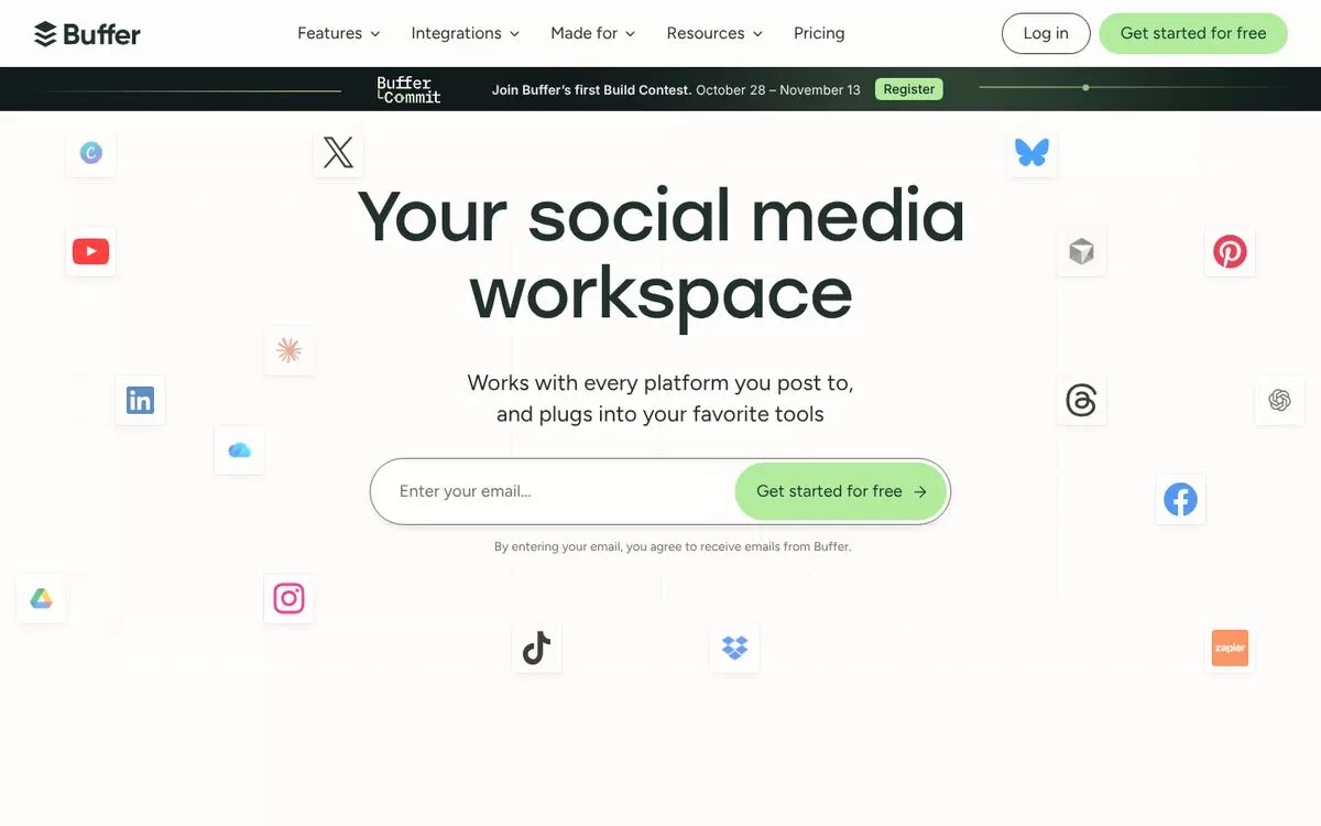 Buffer website