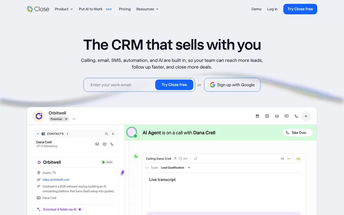 Close website