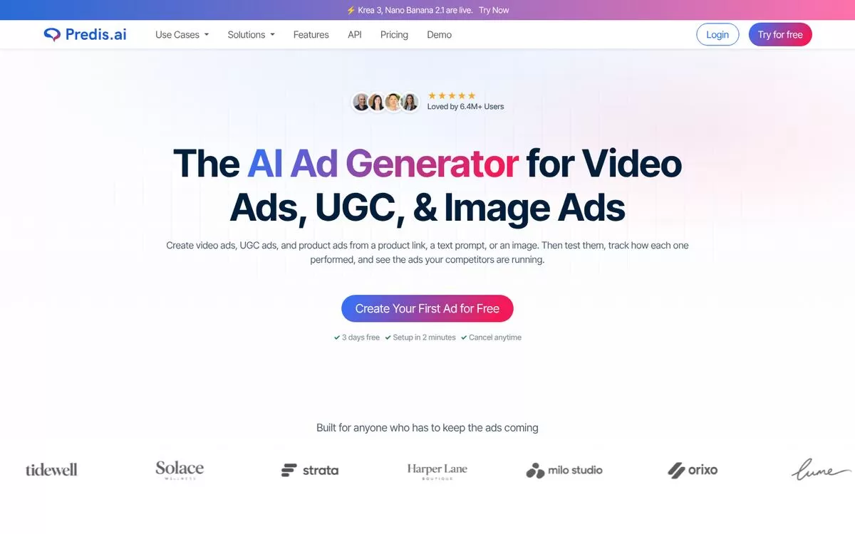 Predis.ai website