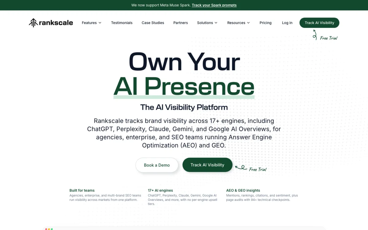 Rankscale website