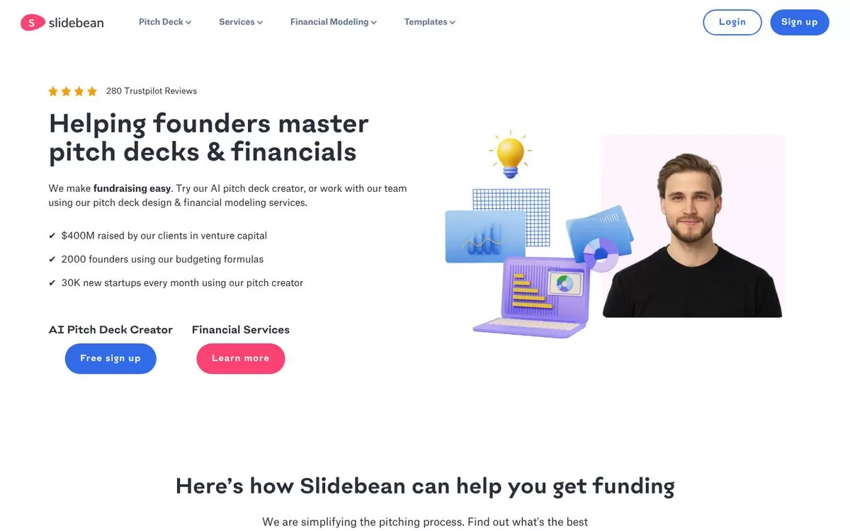 Slidebean website