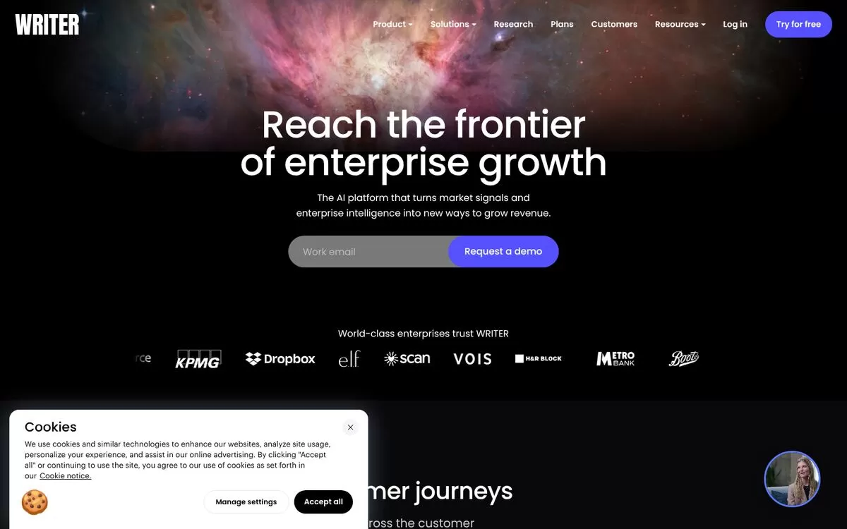 Writer website