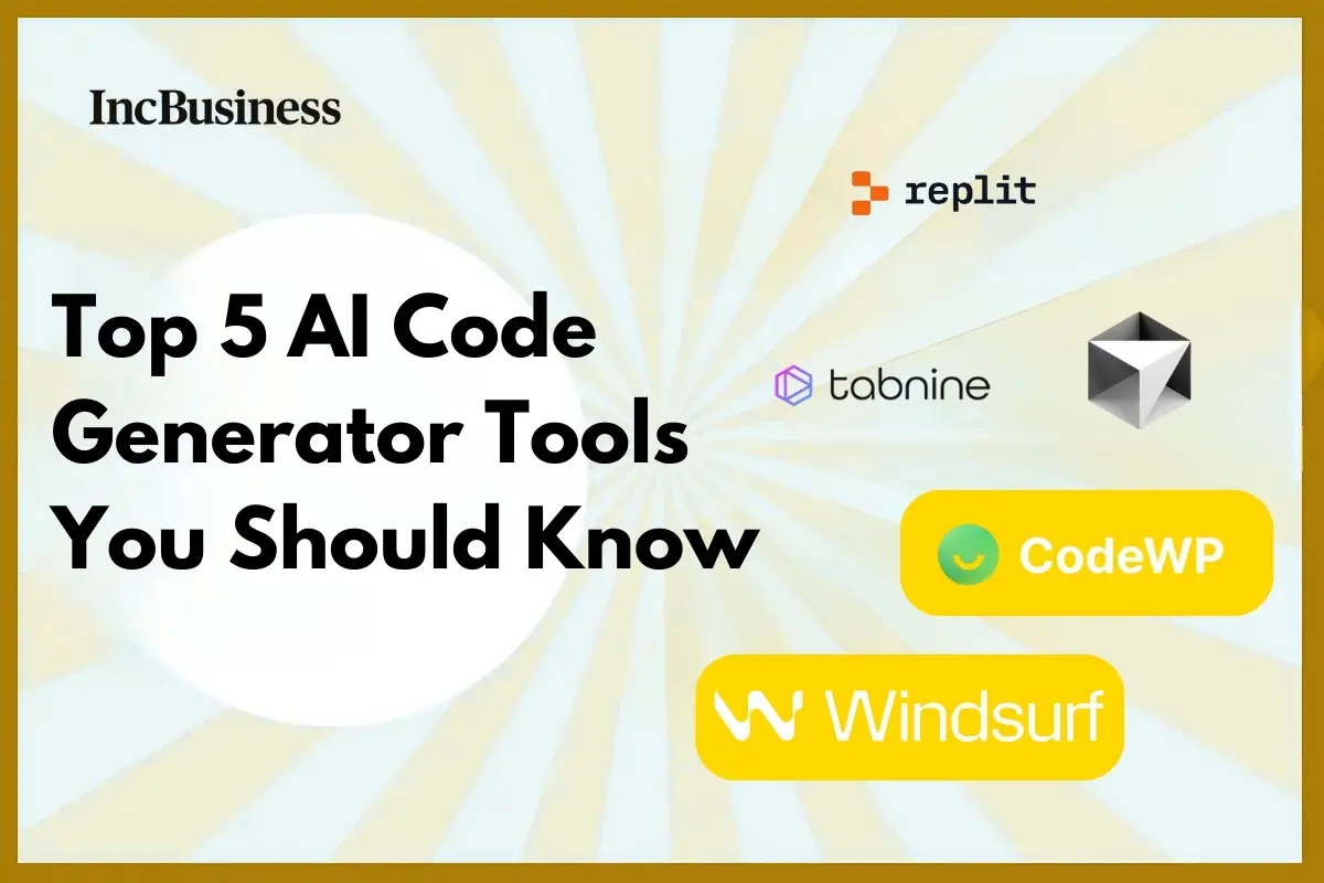 Top 5 AI Code Generator Tools You Should Know About in 2025