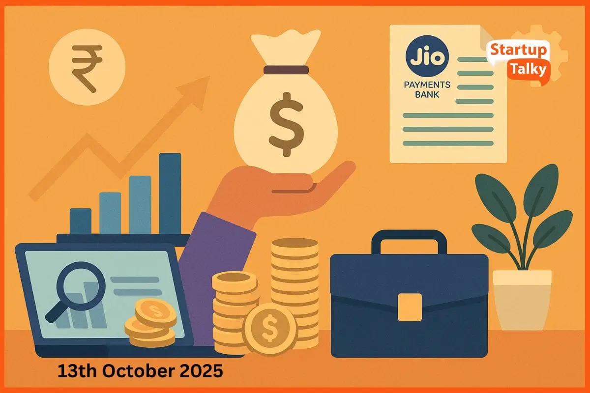 Daily Indian Funding Roundup & Key News – 13th October 2025: GoodScore Raises $13 Mn, Dezerv Secures $40 Mn, Chara Technologies Gets $6 Mn, Jio Payments Bank & Foxconn Updates