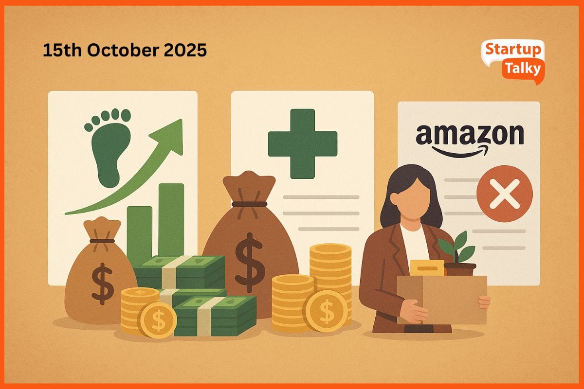Daily Indian Funding Roundup & Key News – 15th October 2025: RARA Barefoot Raises $500K, Everbright Health Secures $7 Mn, Amazon Layoffs & More