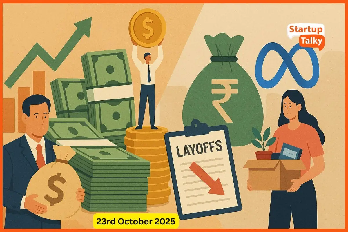 Daily Indian Funding Roundup & Key News – 23rd October 2025: Uniphore Secures $260 Mn, Wonderland Foods Raises ₹140 Cr, Meta Layoffs & More