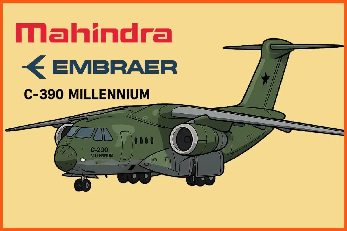 Mahindra Partners with Embraer to Bring C-390 Millennium Military Transport Aircraft to India