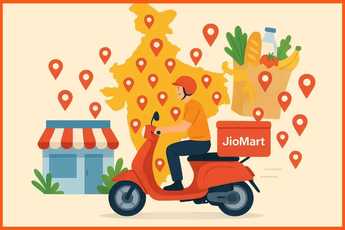 Reliance Expands JioMart Quick Delivery Service to 1,000 Cities Across India