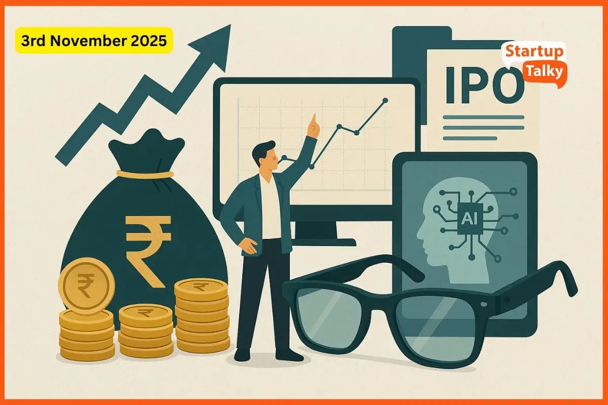 Daily Indian Funding Roundup & Key News – 3rd November 2025: Goyaz Raises INR 130 Cr, Pine Labs & Shadowfax File for IPOs, Lenskart Unveils AI Smart Glasses