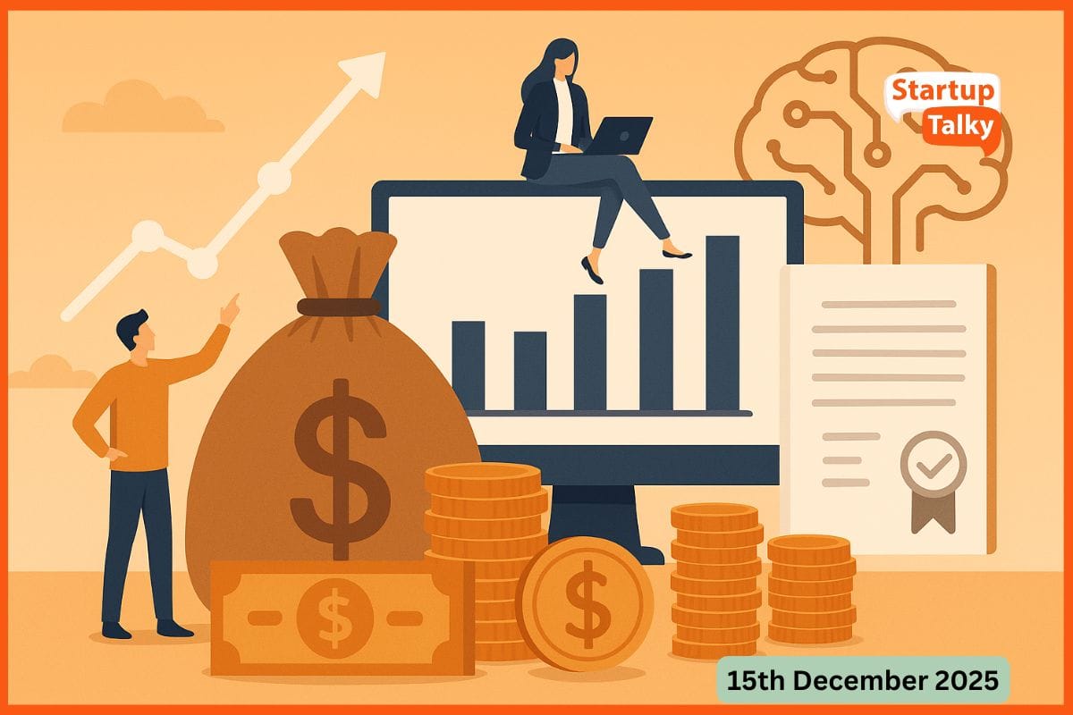 Daily Indian Startup Funding Roundup & Key News – 15th December 2025: IPF, Lawyered, Rotoris Raise Fresh Capital; Maruti Suzuki Accelerates EV Localisation