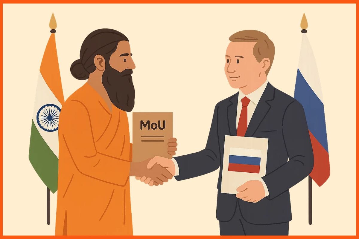 Patanjali Ayurved Partners with Russian Govt Through MoU to Promote Global Wellness Initiatives