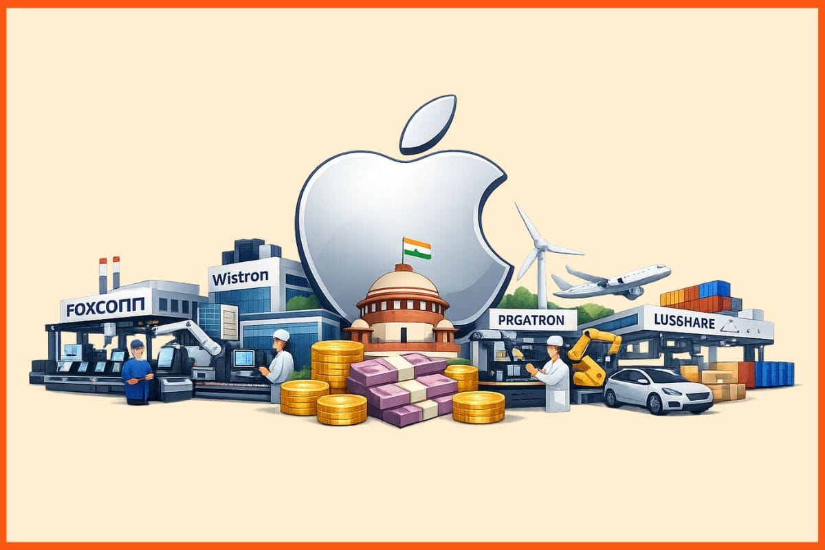 Apple Secures Five Anchor Vendors as Centre Approves INR 41,863 Crore ECMS Scheme