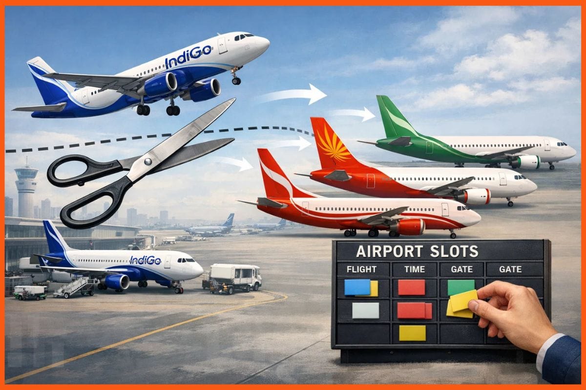 IndiGo Flight Cuts Take Effect: MoCA Redistributes Airport Slots to Other Airlines