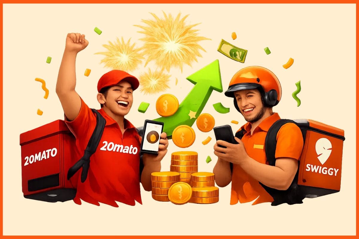 Facing New Year’s Eve Strike Call, Zomato and Swiggy Boost Gig Worker Payouts