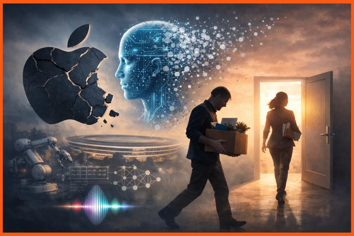 Apple Faces Brain Drain as AI Researchers, Siri Leader Depart