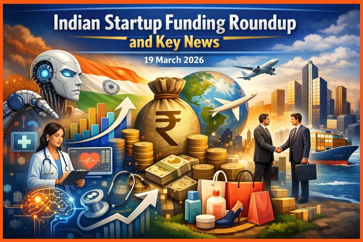 Daily Indian Startup Funding Roundup & Key News - 19 March 2026: Assiduus Global Raises $25 Million, Pinq Polka Bags ₹4 Cr, and More