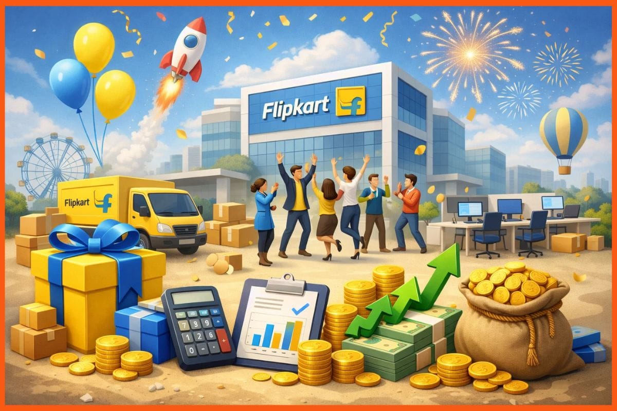 Flipkart Declares 105% Bonus, Around 20,000 Employees to Receive Payout