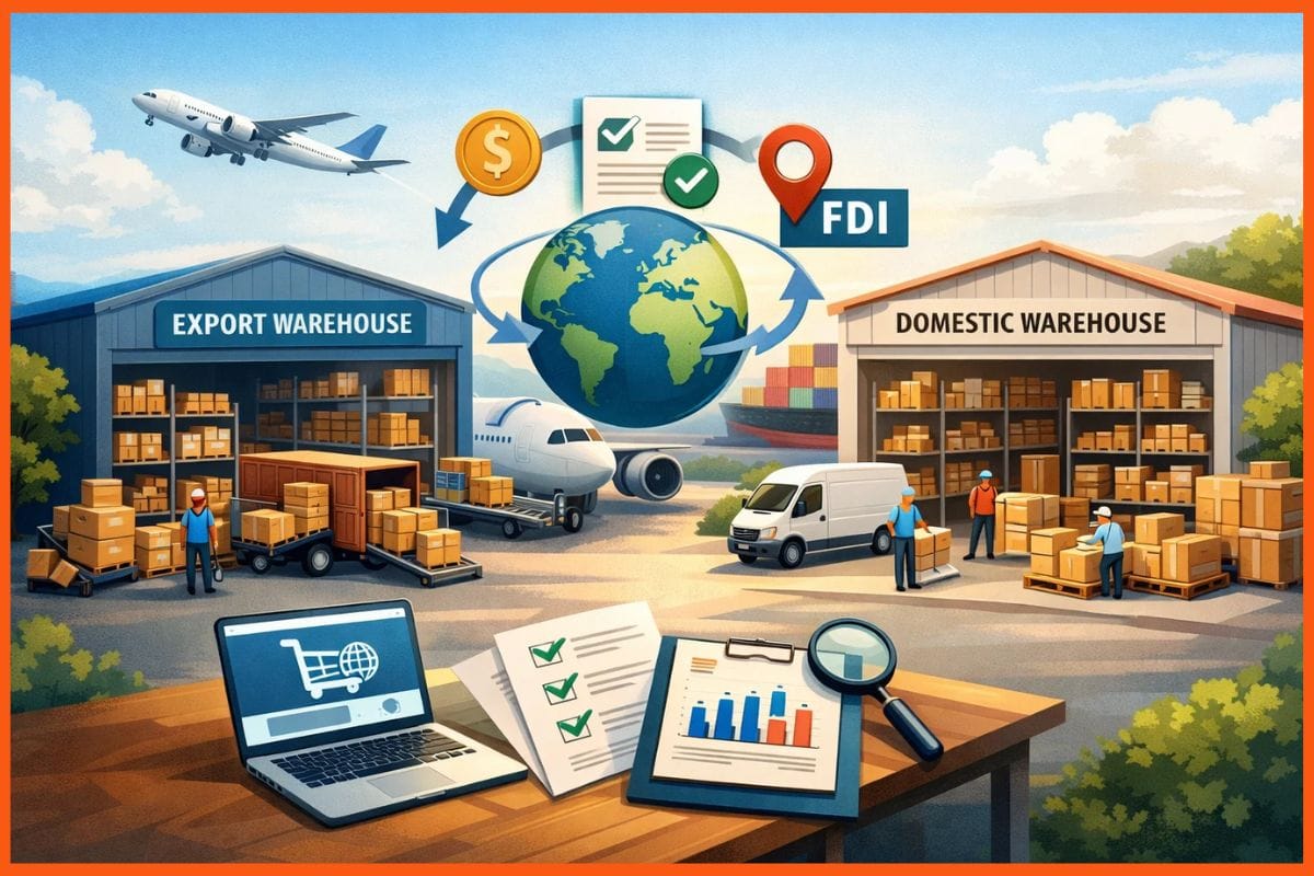 Centre Considers Mandatory Separate Warehouses for E-commerce Export FDI Compliance