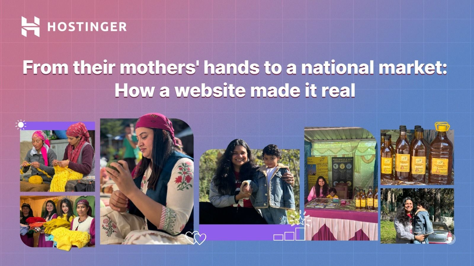 From their mothers' hands to a national market: How a website made it real