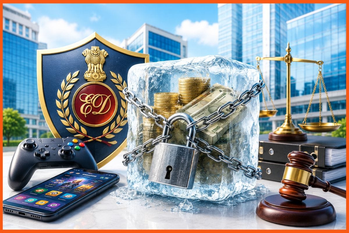 Gameskraft Faces INR 526 Crore Asset Freeze in ED’s PMLA Investigation