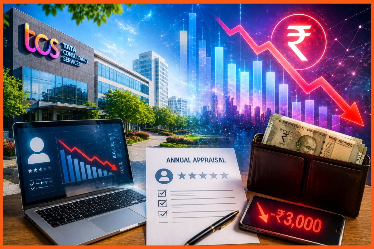 TCS Staff Claim Salaries Reduced by INR 3,000 After Annual Appraisals