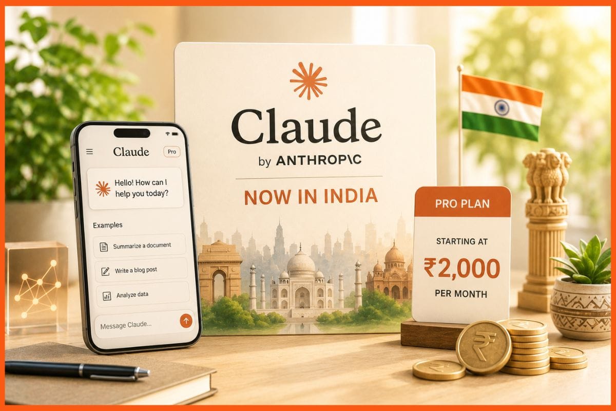 Anthropic Rolls Out India Pricing for Claude AI, Pro Plan Begins at INR 2,000