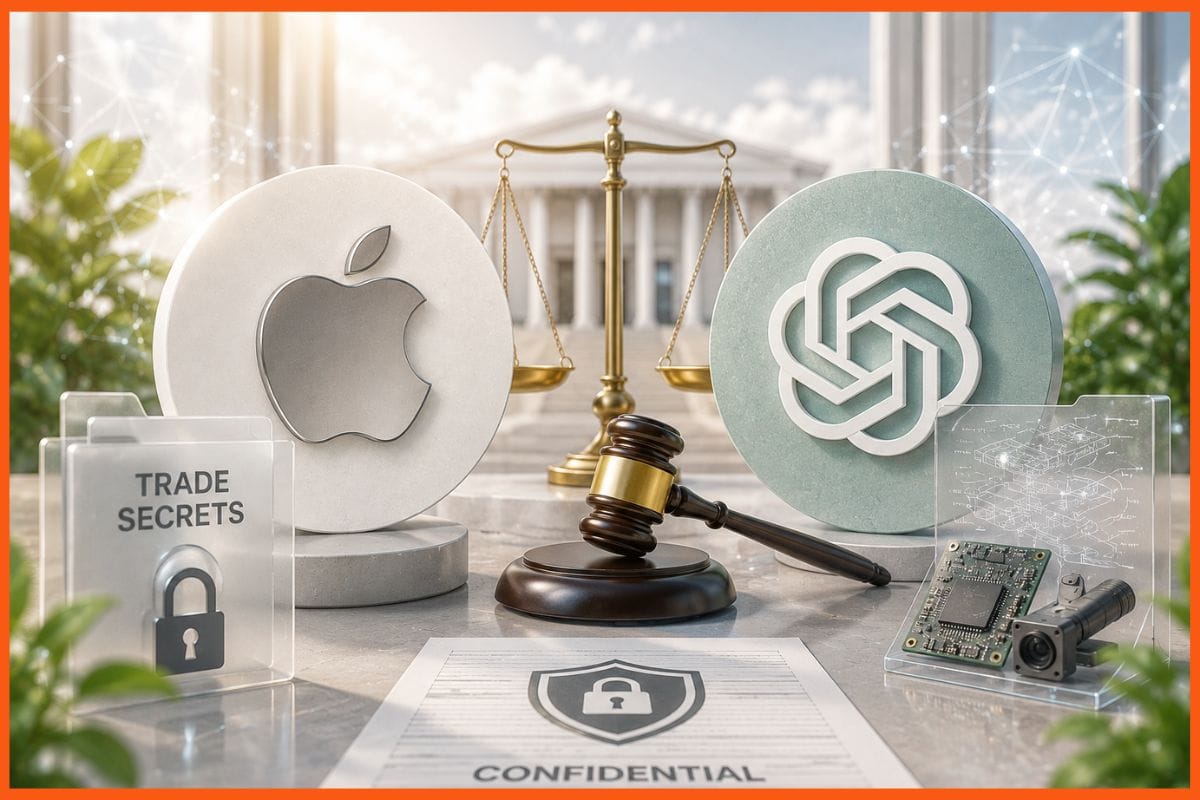 Apple Takes Legal Action Against OpenAI Over Alleged ChatGPT Hardware Trade Secrets Misuse