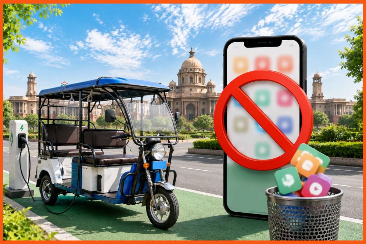 Government Moves to Remove Chinese Apps Behind Delhi E-Rickshaw Shutdowns