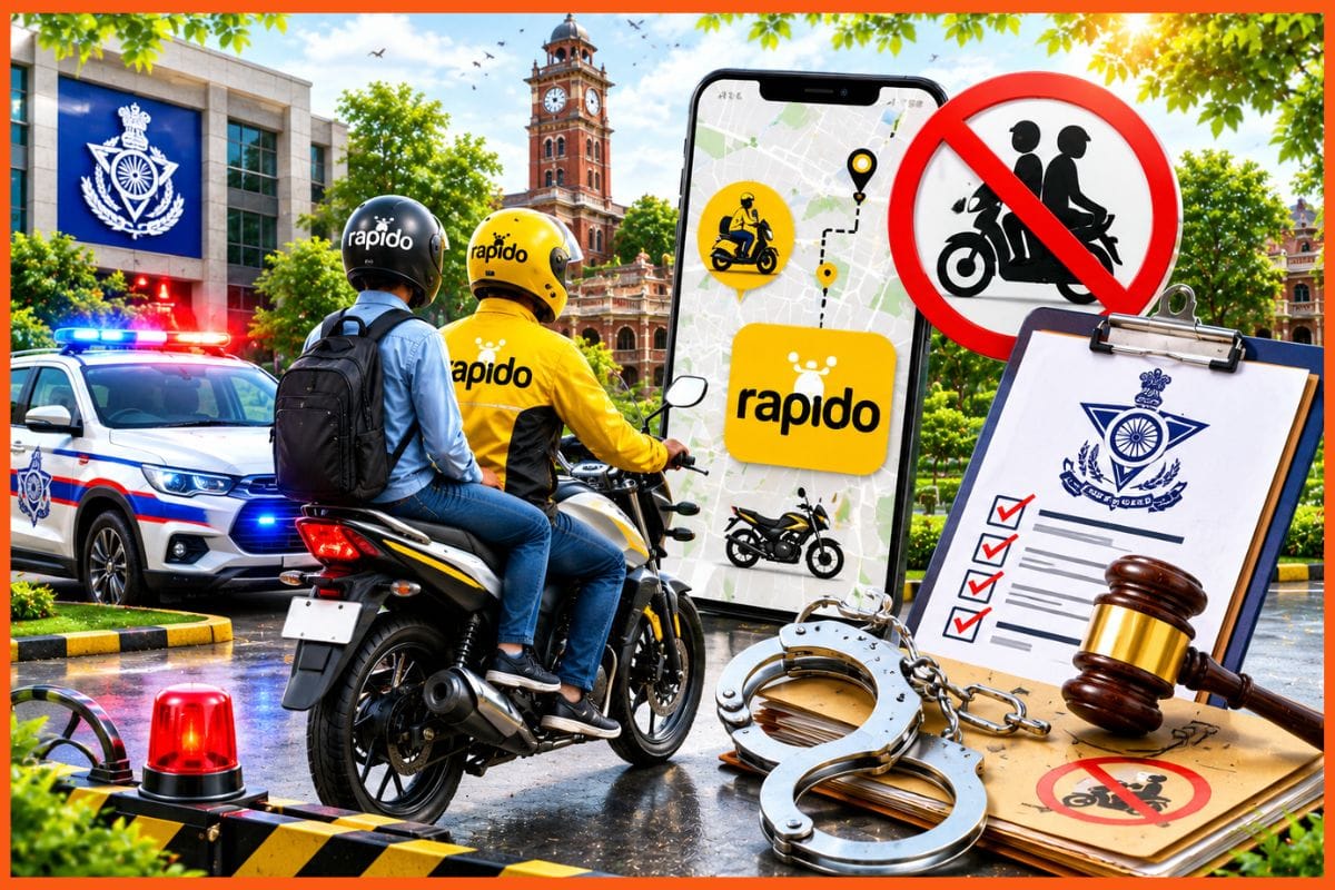 Nagpur Police Book Rapido Founders for Operating Bike Taxi Services Without Govt Nod